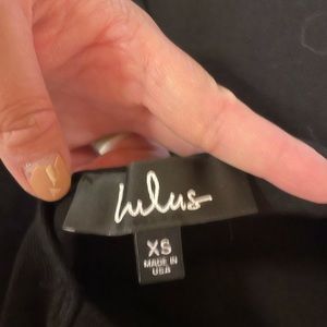 Lulus Black dress